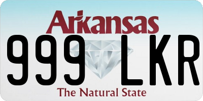 AR license plate 999LKR