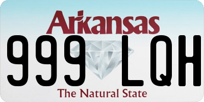 AR license plate 999LQH