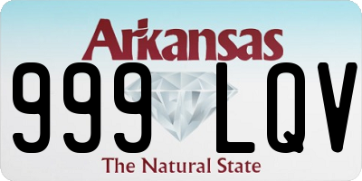 AR license plate 999LQV