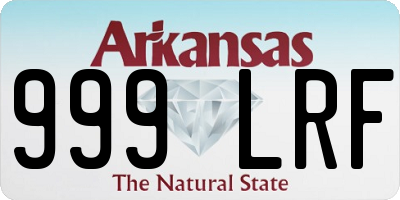 AR license plate 999LRF