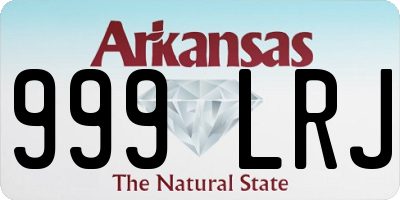 AR license plate 999LRJ