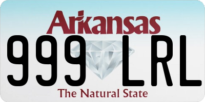 AR license plate 999LRL