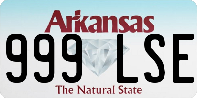 AR license plate 999LSE