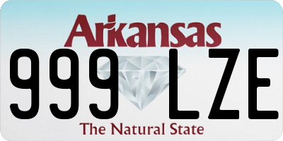 AR license plate 999LZE