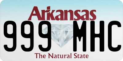 AR license plate 999MHC