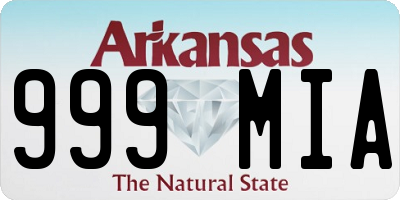 AR license plate 999MIA