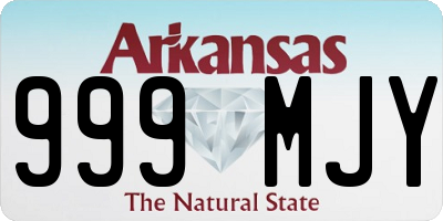 AR license plate 999MJY