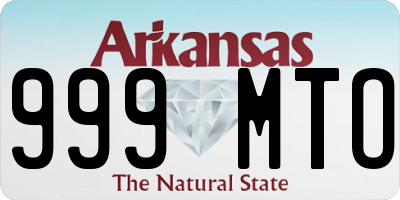 AR license plate 999MTO