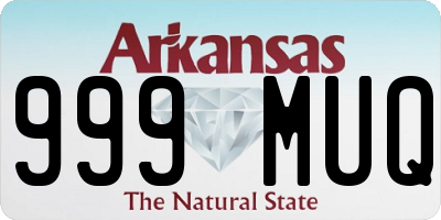 AR license plate 999MUQ
