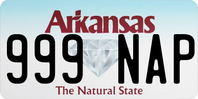 AR license plate 999NAP