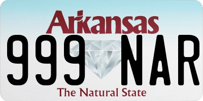 AR license plate 999NAR