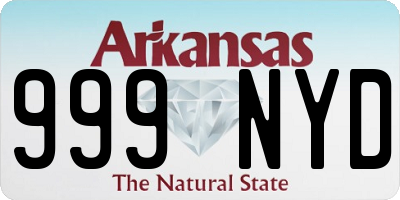 AR license plate 999NYD