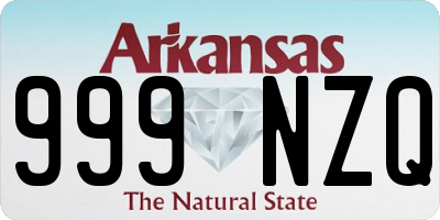 AR license plate 999NZQ