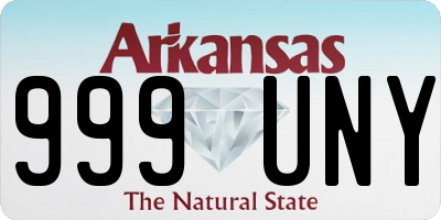 AR license plate 999UNY
