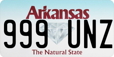 AR license plate 999UNZ