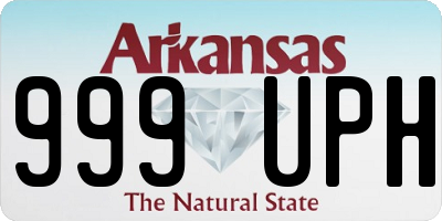 AR license plate 999UPH