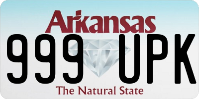 AR license plate 999UPK