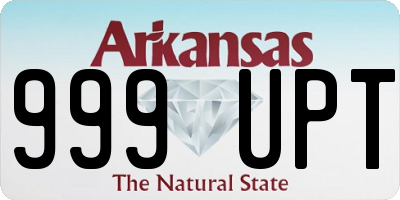 AR license plate 999UPT