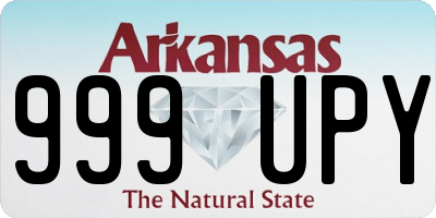 AR license plate 999UPY