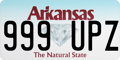 AR license plate 999UPZ