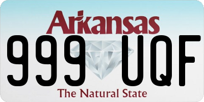 AR license plate 999UQF