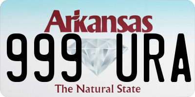 AR license plate 999URA