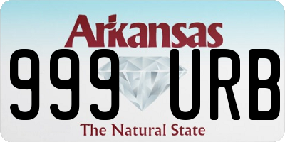 AR license plate 999URB
