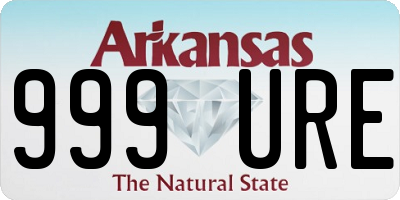 AR license plate 999URE