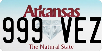 AR license plate 999VEZ