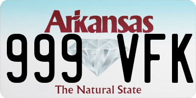 AR license plate 999VFK