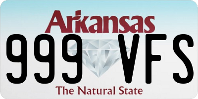 AR license plate 999VFS