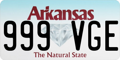 AR license plate 999VGE