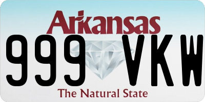 AR license plate 999VKW