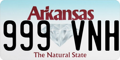 AR license plate 999VNH