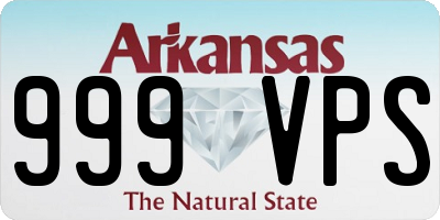 AR license plate 999VPS