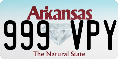 AR license plate 999VPY