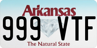 AR license plate 999VTF