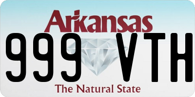 AR license plate 999VTH