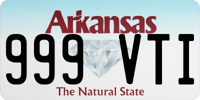 AR license plate 999VTI