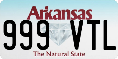 AR license plate 999VTL