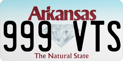 AR license plate 999VTS