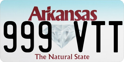 AR license plate 999VTT