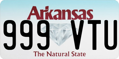AR license plate 999VTU