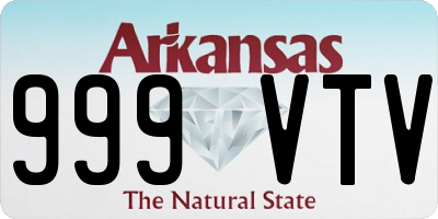 AR license plate 999VTV