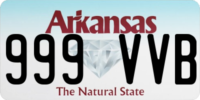 AR license plate 999VVB