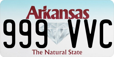 AR license plate 999VVC