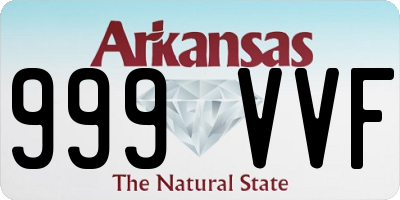 AR license plate 999VVF