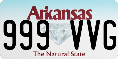 AR license plate 999VVG