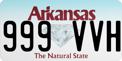 AR license plate 999VVH
