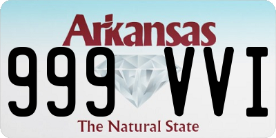 AR license plate 999VVI
